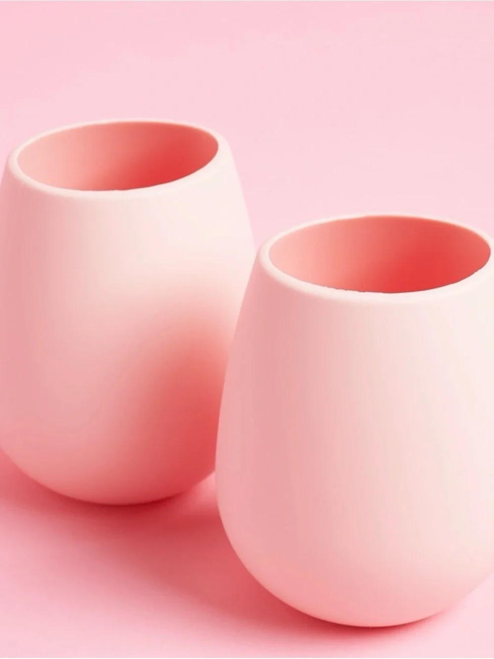 Odeme Pink Silicone Wine Glasses 🍾🥂